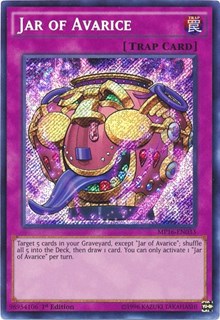 Jar of Avarice [MP16-EN033] Secret Rare | Exor Games Summserside