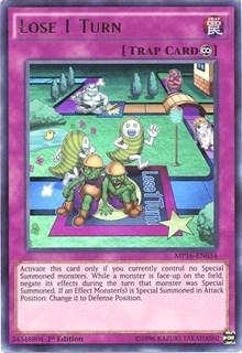 Lose 1 Turn [MP16-EN034] Ultra Rare | Exor Games Summserside