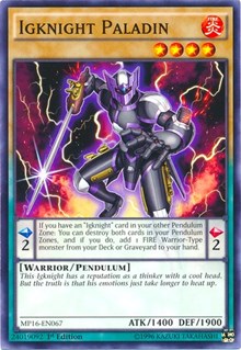 Igknight Paladin [MP16-EN067] Common | Exor Games Summserside