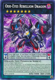 Odd-Eyes Rebellion Dragon [MP16-EN078] Secret Rare | Exor Games Summserside