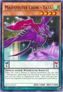 Majespecter Crow - Yata [MP16-EN127] Common | Exor Games Summserside