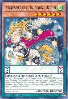 Majespecter Unicorn - Kirin [MP16-EN129] Rare | Exor Games Summserside