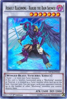 Assault Blackwing - Raikiri the Rain Shower [MP16-EN141] Ultra Rare | Exor Games Summserside