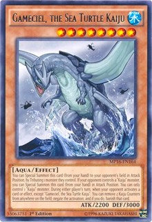 Gameciel, the Sea Turtle Kaiju [MP16-EN164] Rare | Exor Games Summserside