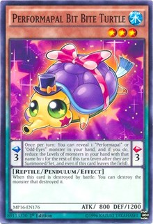 Performapal Bit Bite Turtle [MP16-EN176] Common | Exor Games Summserside