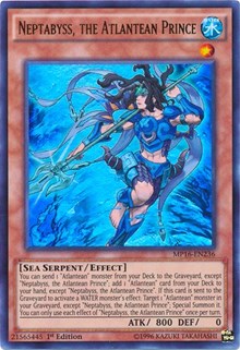 Neptabyss, the Atlantean Prince [MP16-EN236] Ultra Rare | Exor Games Summserside