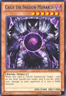 Caius the Shadow Monarch (Blue) [DL15-EN006] Rare | Exor Games Summserside