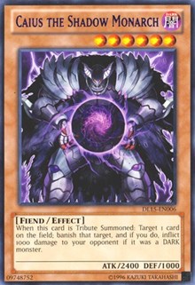 Caius the Shadow Monarch (Purple) [DL15-EN006] Rare | Exor Games Summserside