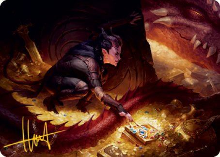 Hoard Robber Art Card (Gold-Stamped Signature) [Dungeons & Dragons: Adventures in the Forgotten Realms Art Series] | Exor Games Summserside