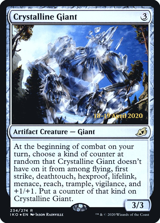 Crystalline Giant  [Ikoria: Lair of Behemoths Prerelease Promos] | Exor Games Summserside