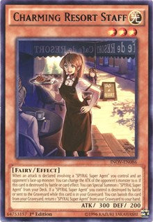 Charming Resort Staff [INOV-EN086] Rare | Exor Games Summserside