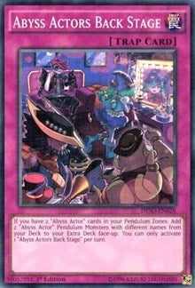 Abyss Actors Back Stage [DESO-EN028] Super Rare | Exor Games Summserside