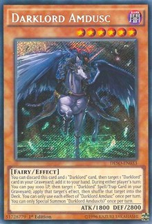 Darklord Amdusc [DESO-EN033] Secret Rare | Exor Games Summserside