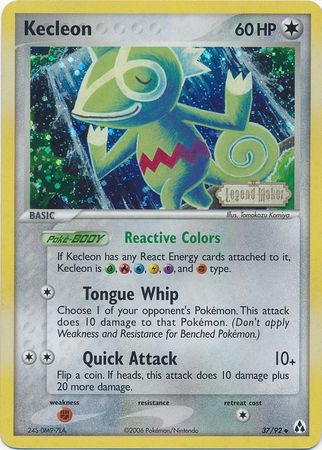 Kecleon (37/92) (Stamped) [EX: Legend Maker] | Exor Games Summserside