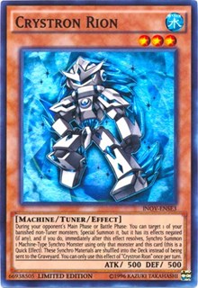 Crystron Rion [INOV-ENSE3] Super Rare | Exor Games Summserside