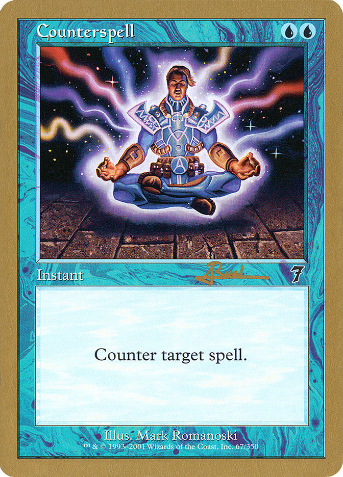 Counterspell (Antoine Ruel) (7ED) [World Championship Decks 2001] | Exor Games Summserside