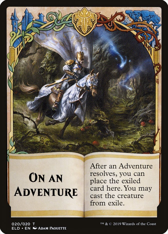 On an Adventure [Throne of Eldraine Tokens] | Exor Games Summserside