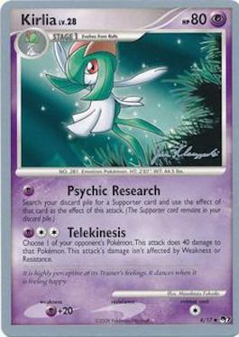 Kirlia LV.28 (8/17) (Psychic Lock - Jason Klaczynski) [World Championships 2008] | Exor Games Summserside