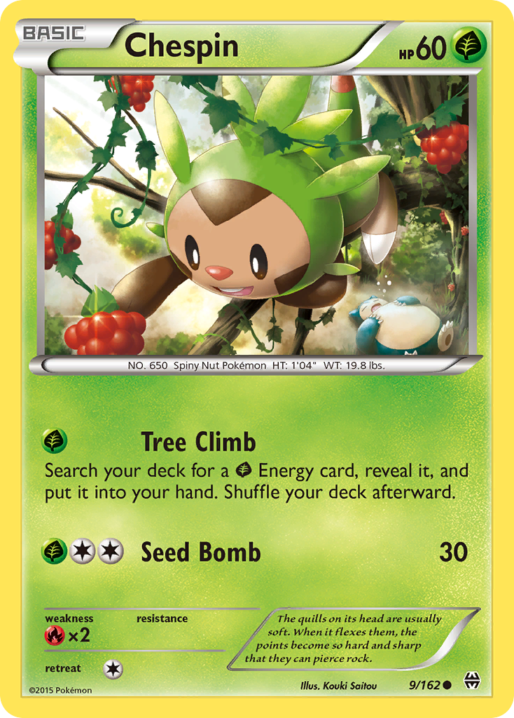 Chespin (9/162) [XY: BREAKthrough] | Exor Games Summserside