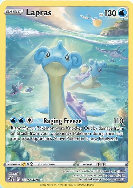 Lapras (GG05/GG70) [Sword & Shield: Crown Zenith] | Exor Games Summserside