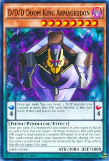 D/D/D Doom King Armageddon [SDPD-EN006] Common | Exor Games Summserside