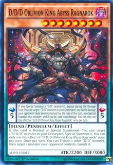 D/D/D Oblivion King Abyss Ragnarok [SDPD-EN012] Common | Exor Games Summserside