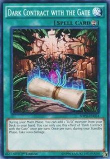 Dark Contract with the Gate [SDPD-EN024] Common | Exor Games Summserside