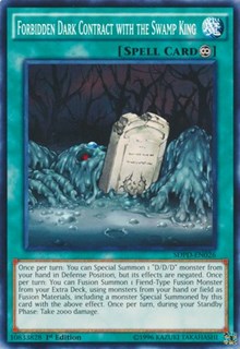 Forbidden Dark Contract with the Swamp King [SDPD-EN026] Common | Exor Games Summserside
