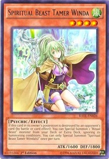 Spiritual Beast Tamer Winda [RATE-EN026] Rare | Exor Games Summserside