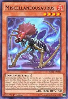 Miscellaneousaurus [RATE-EN028] Common | Exor Games Summserside