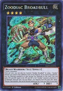 Zoodiac Broadbull [RATE-EN051] Secret Rare | Exor Games Summserside