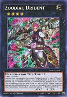 Zoodiac Drident [RATE-EN053] Secret Rare | Exor Games Summserside