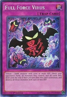 Full Force Virus [RATE-EN078] Secret Rare | Exor Games Summserside