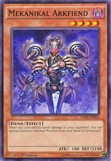 Mekanikal Arkfiend [RATE-EN094] Common | Exor Games Summserside