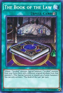 The Book of the Law [FUEN-EN036] Secret Rare | Exor Games Summserside