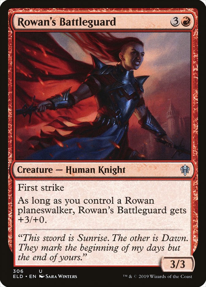 Rowan's Battleguard [Throne of Eldraine] | Exor Games Summserside