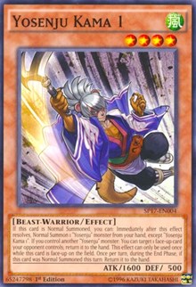 Yosenju Kama 1 (Starfoil) [SP17-EN004] Starfoil Rare | Exor Games Summserside