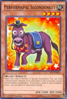 Performapal Secondonkey [SP17-EN025] Common | Exor Games Summserside