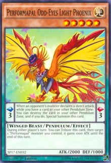 Performapal Odd-Eyes Light Phoenix [SP17-EN032] Common | Exor Games Summserside