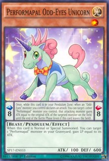 Performapal Odd-Eyes Unicorn [SP17-EN033] Common | Exor Games Summserside