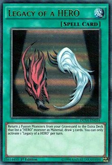 Legacy of a HERO [DUSA-EN019] Ultra Rare | Exor Games Summserside