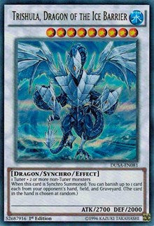 Trishula, Dragon of the Ice Barrier [DUSA-EN081] Ultra Rare | Exor Games Summserside