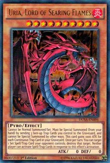 Uria, Lord of Searing Flames [DUSA-EN096] Ultra Rare | Exor Games Summserside