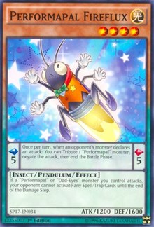 Performapal Fireflux (Starfoil) [SP17-EN034] Starfoil Rare | Exor Games Summserside