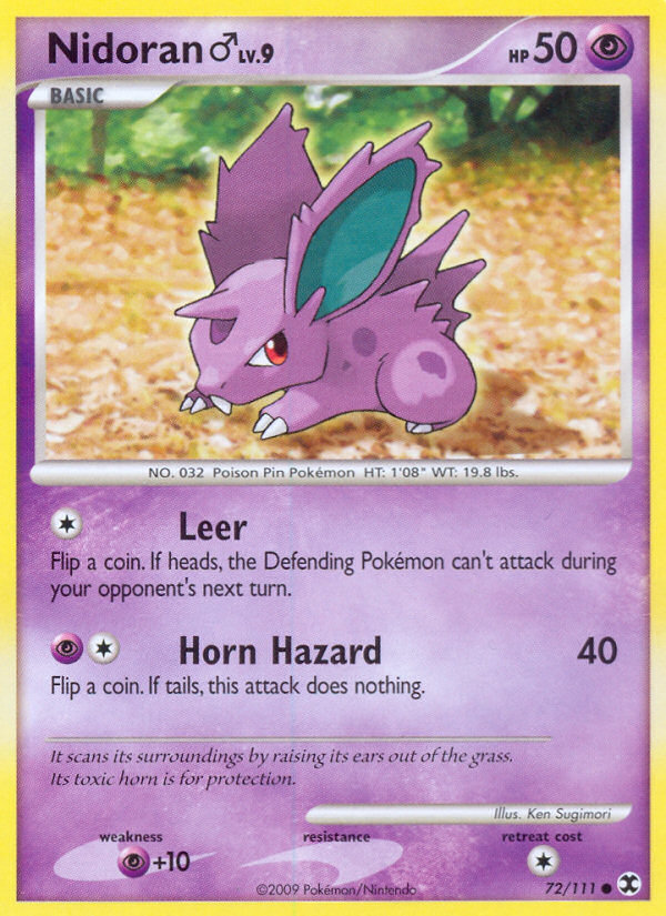 Nidoran (72/111) (Male) [Platinum: Rising Rivals] | Exor Games Summserside