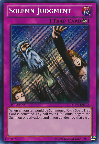 Solemn Judgment [LCYW-EN152] Secret Rare | Exor Games Summserside