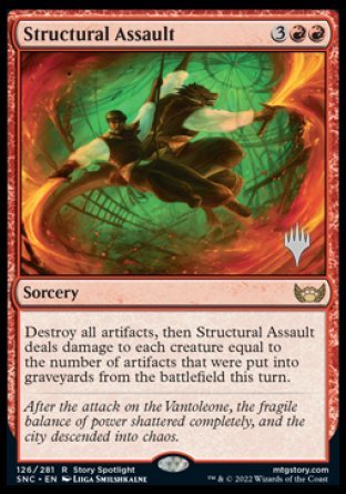 Structural Assault (Promo Pack) [Streets of New Capenna Promos] | Exor Games Summserside