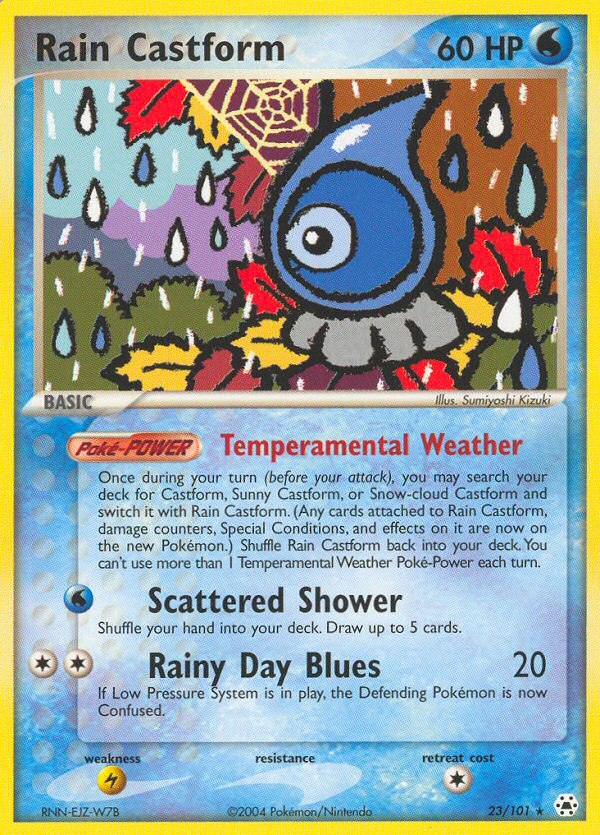 Rain Castform (23/101) [EX: Hidden Legends] | Exor Games Summserside