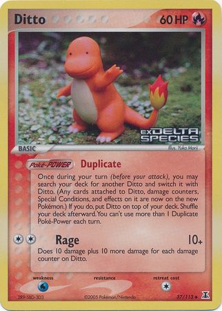 Ditto (37/113) (Stamped) [EX: Delta Species] | Exor Games Summserside