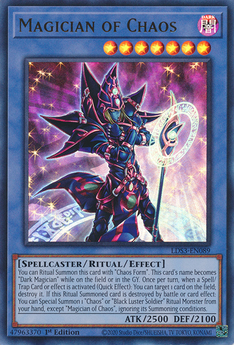 Magician of Chaos [LDS3-EN089] Ultra Rare | Exor Games Summserside